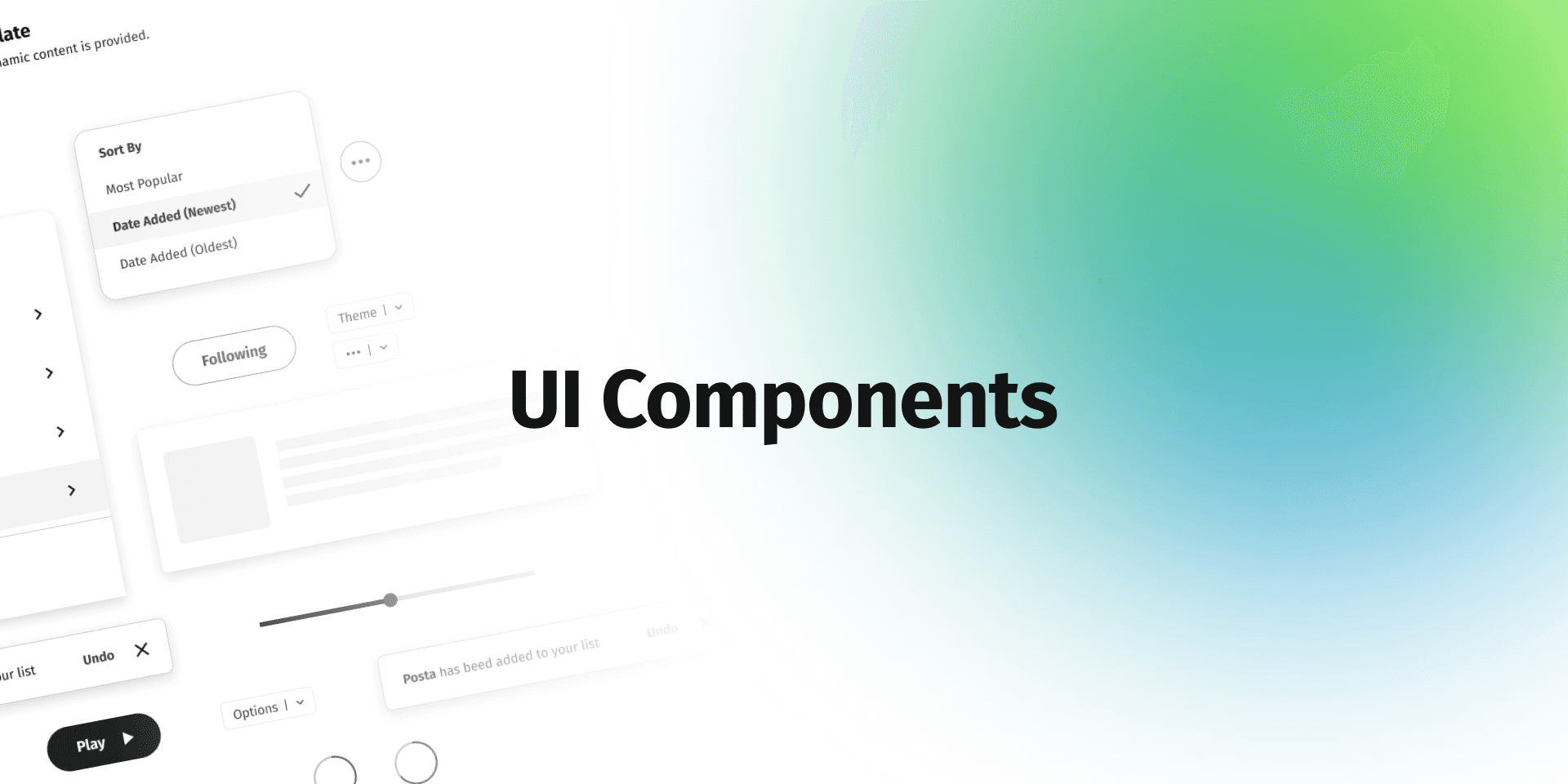 React Component Library